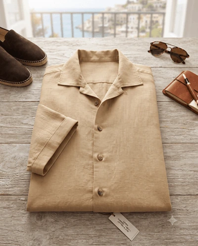 Men's Casual Cotton Shirt - Linen Summer
