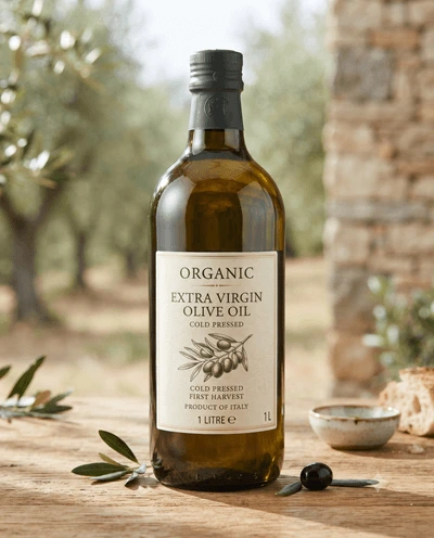 Organic Extra Virgin Olive Oil (1 Litre)