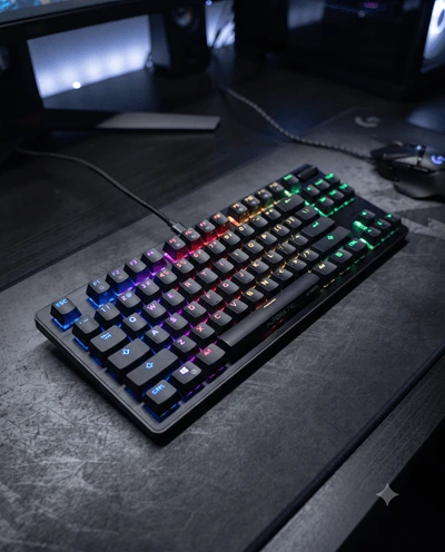 RGB Mechanical Gaming Keyboard - TKL Red Switch