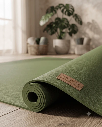 Yoga Mat 6mm - Anti-Slip TPE