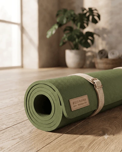 Yoga Mat 6mm - Eco Rubber
